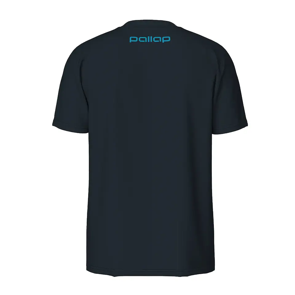 Polera Pallap técnica de entrenamiento Carbon/Cyan 2
