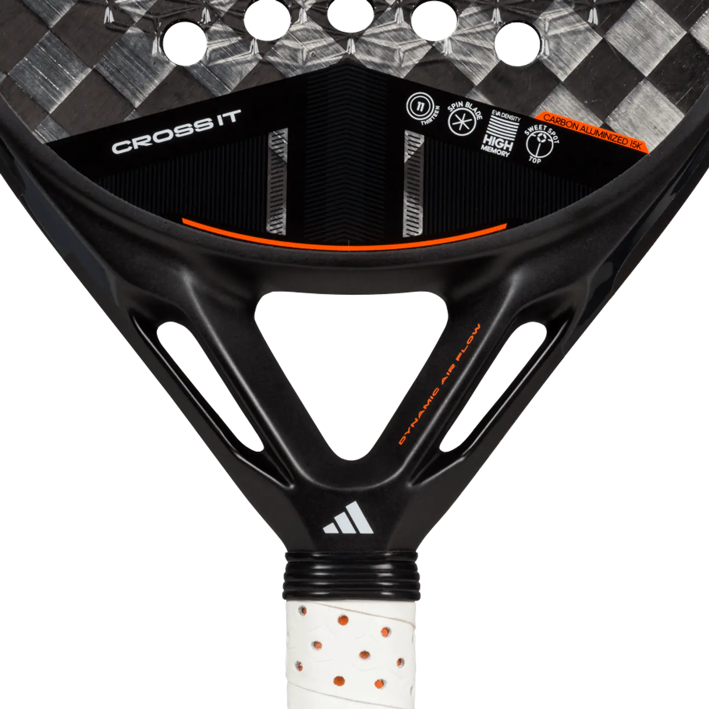 Pala de pádel Adidas Cross it 3.4 Black/Orange 2025 4