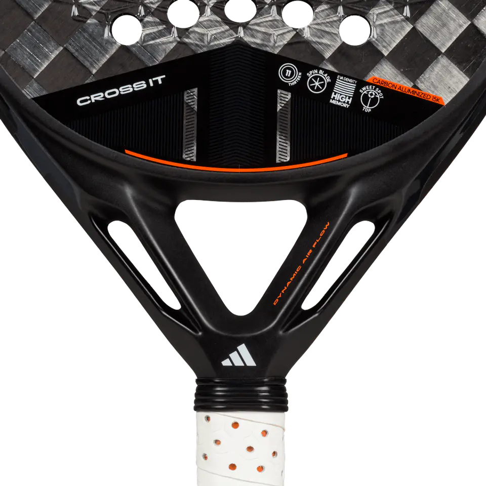 Pala de pádel Adidas Cross it 3.4 Black/Orange 2025 4