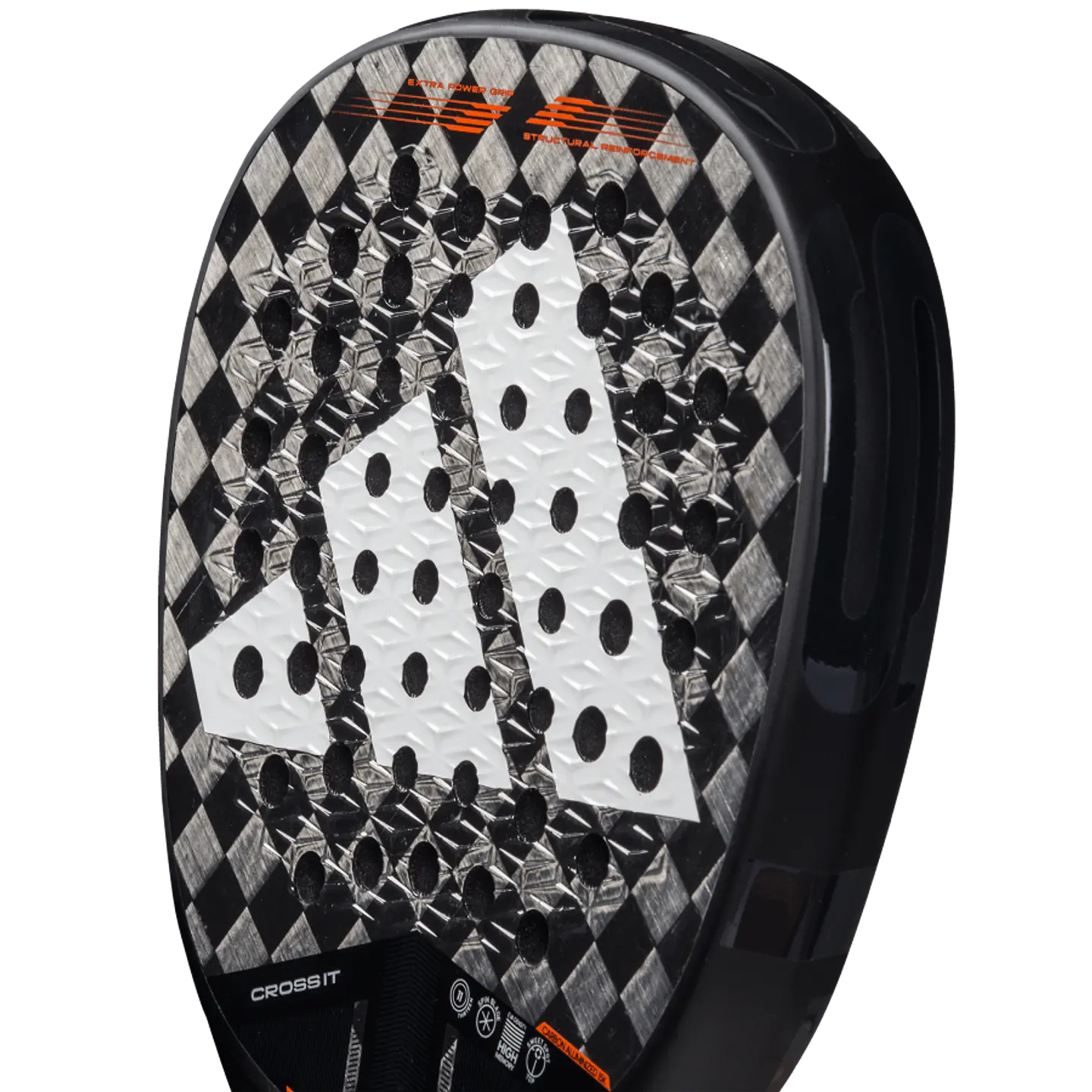 Pala de pádel Adidas Cross it 3.4 Black/Orange 2025 7