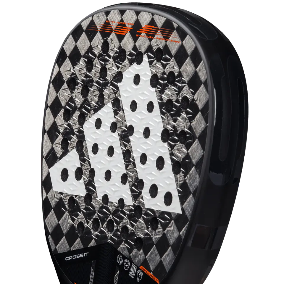 Pala de pádel Adidas Cross it 3.4 Black/Orange 2025 7