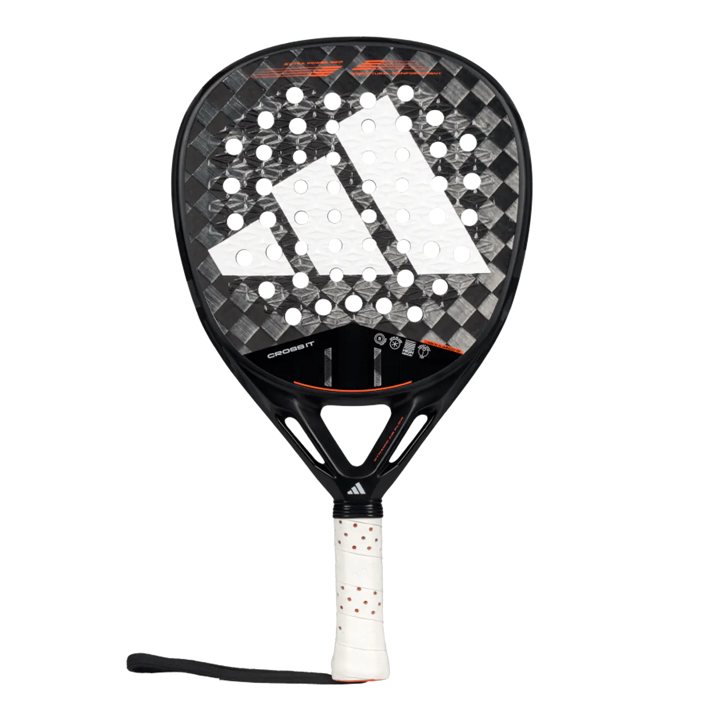 Pala de pádel Adidas Cross it 3.4 Black/Orange 2025 1