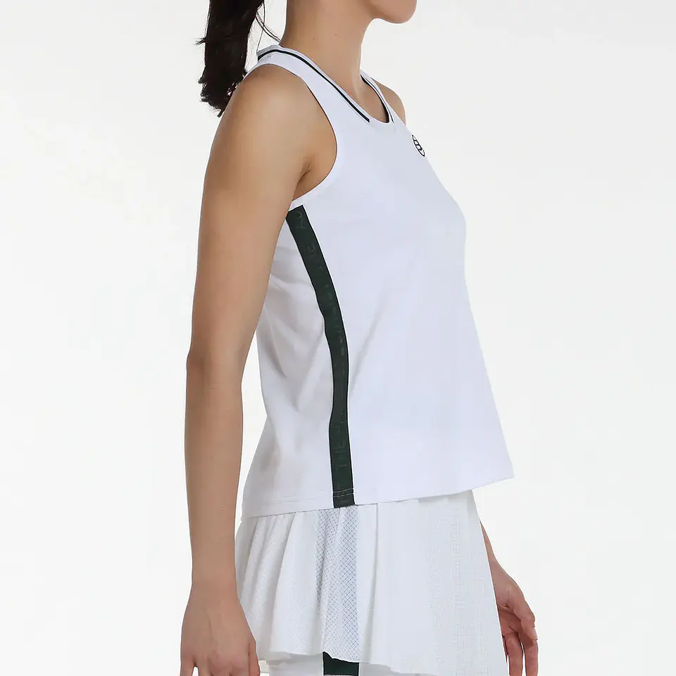 Polera Bullpadel Lerna Blanca 3