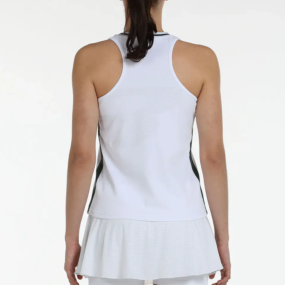 Polera Bullpadel Lerna Blanca 4