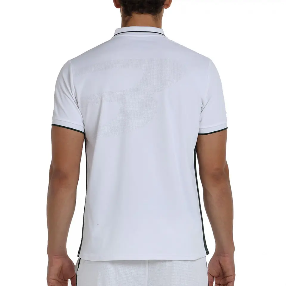Polera Bullpadel Polo Leiro Blanco 4