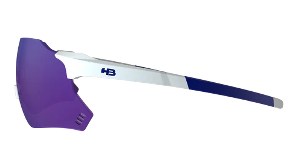 HB Quad X 2.0 - Pearled White Blue Chrome 3