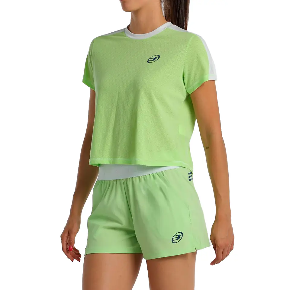 Polera Bullpadel Bilma Verde Manzana 2
