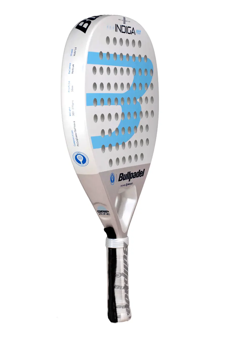 Pala de pádel Bullpadel Indiga Mundial Argentina LTD 1988 2024 4
