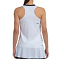 Bullpadel Talita sin mangas Blanco - Miniatura 3