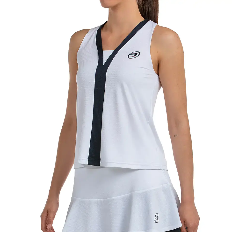 Bullpadel Talita sin mangas Blanco 2