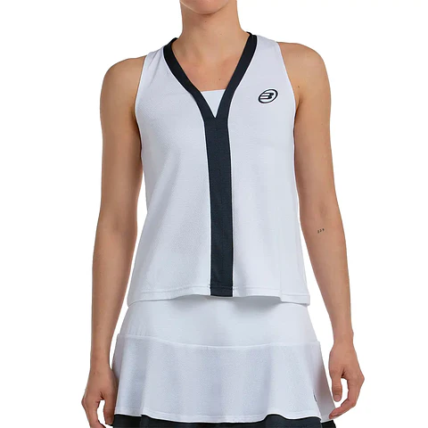 Bullpadel Talita sin mangas Blanco