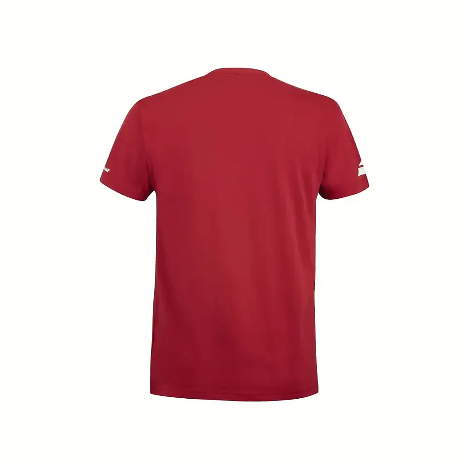 Polera Babolat Cotton Tee Lebron Red Dahlia 3