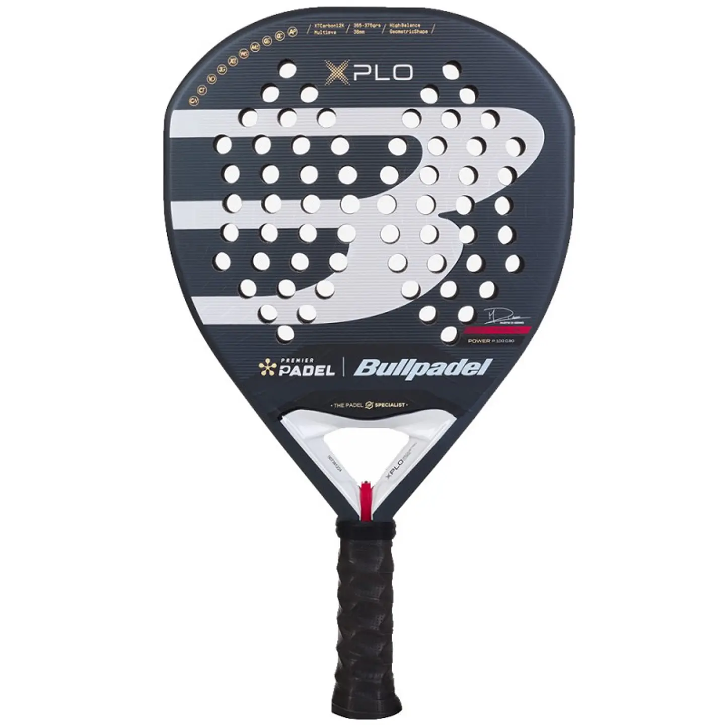 Pala de pádel Bullpadel XPLO Martin Dinenno Premier Padel 2025 1