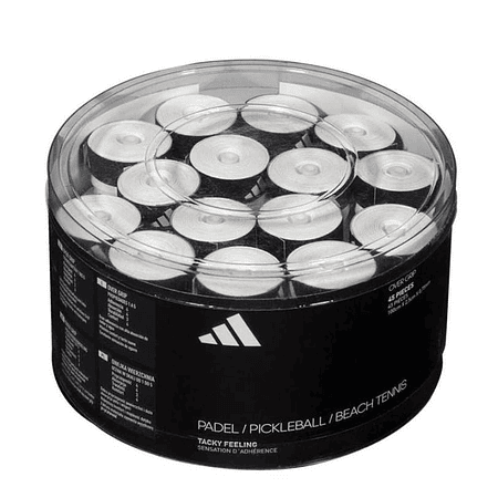 Overgrip Adidas blanco tambor de 45 Unidades