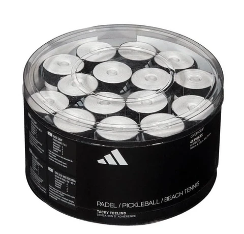 Overgrip Adidas blanco tambor de 45 Unidades