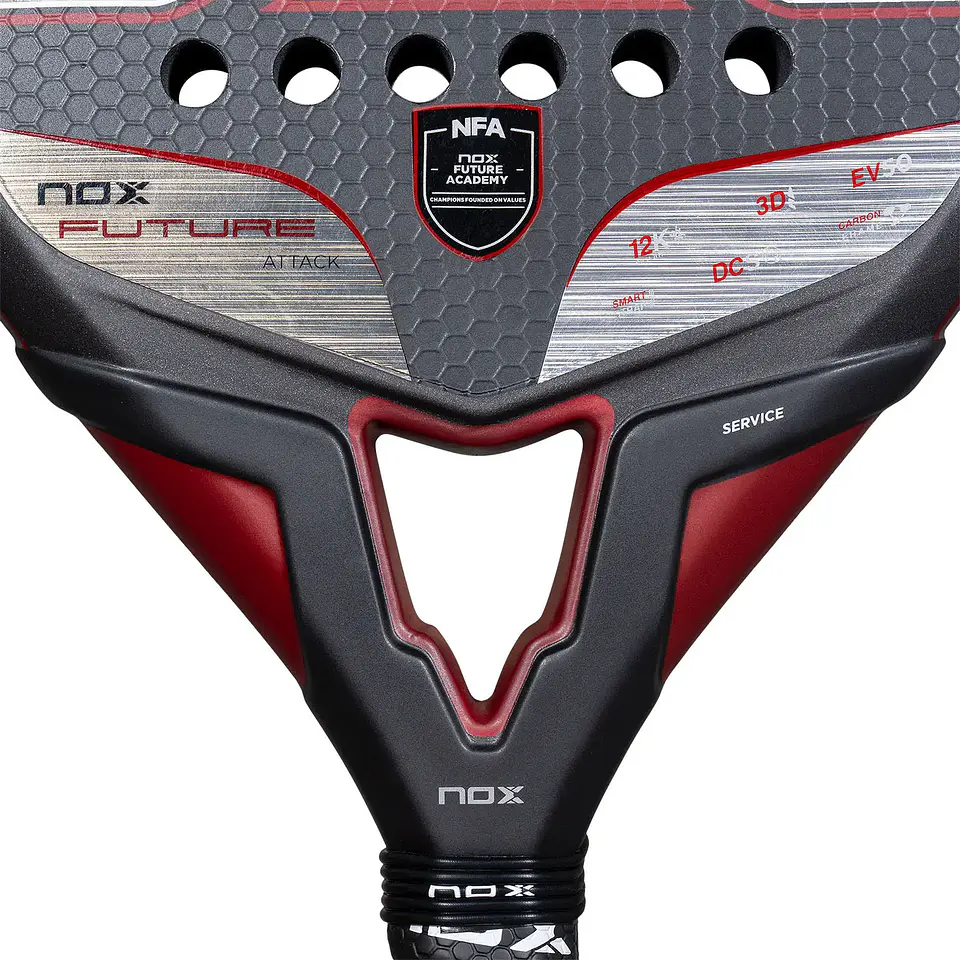Pala de pádel Nox Future Attack 12K Alum 2025 8