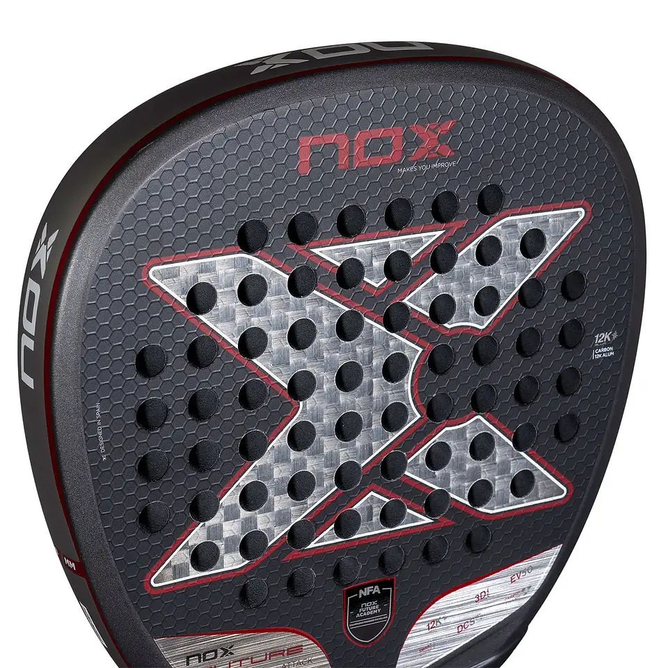 Pala de pádel Nox Future Attack 12K Alum 2025 4