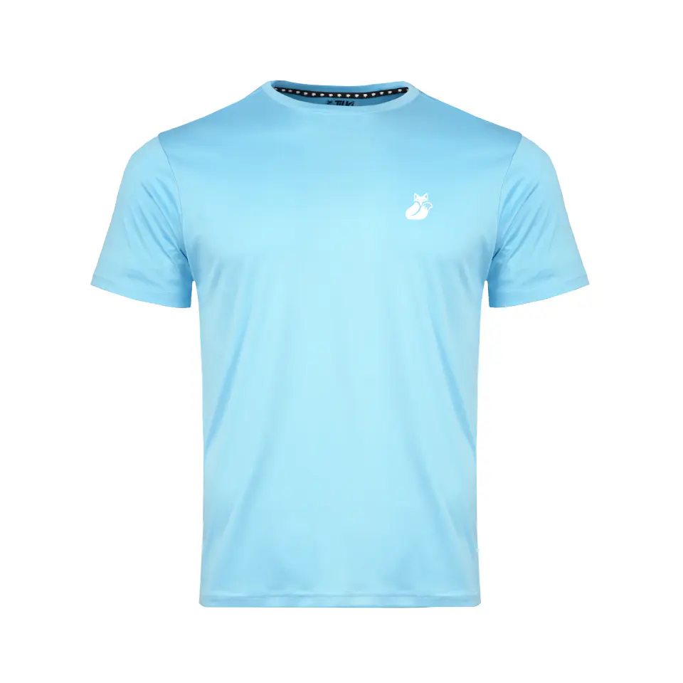 Polera M/C Khombi Polyester Tilki Temel Light Blue M25S 1