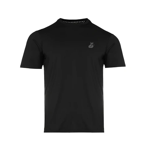 Polera M/C Khombi Polyester Tilki Temel Black/Grey M25S