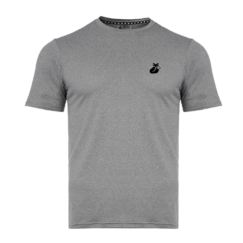 Polera M/C Khombi Polyester Tilki Temel Grey Ml M25S