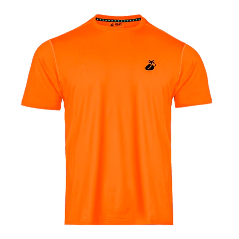 Polera M/C Khombi Polyester Tilki Temel Orange M25S