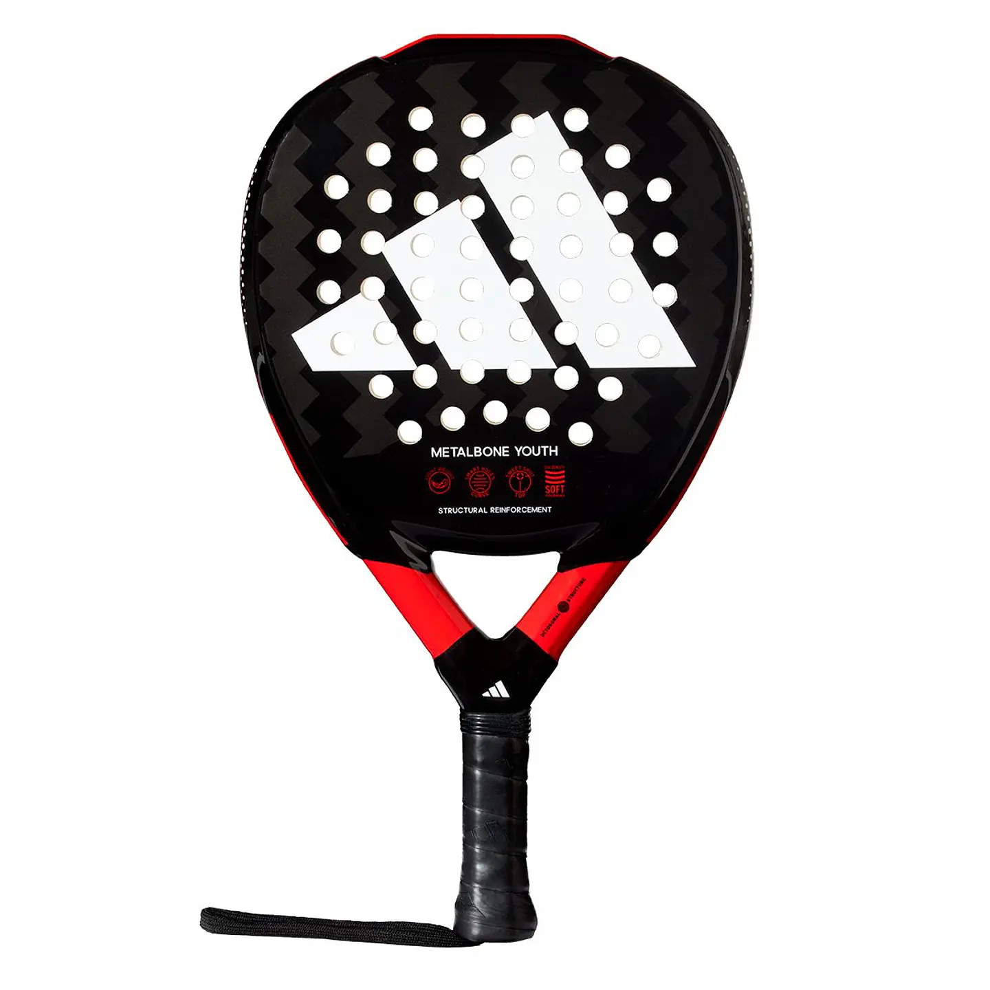 Pala de pádel Adidas Metalbone Youth 3.2 Black Red 2023 1