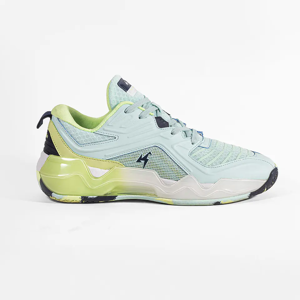 Zapatilla korde Reverse Verde Celeste 6