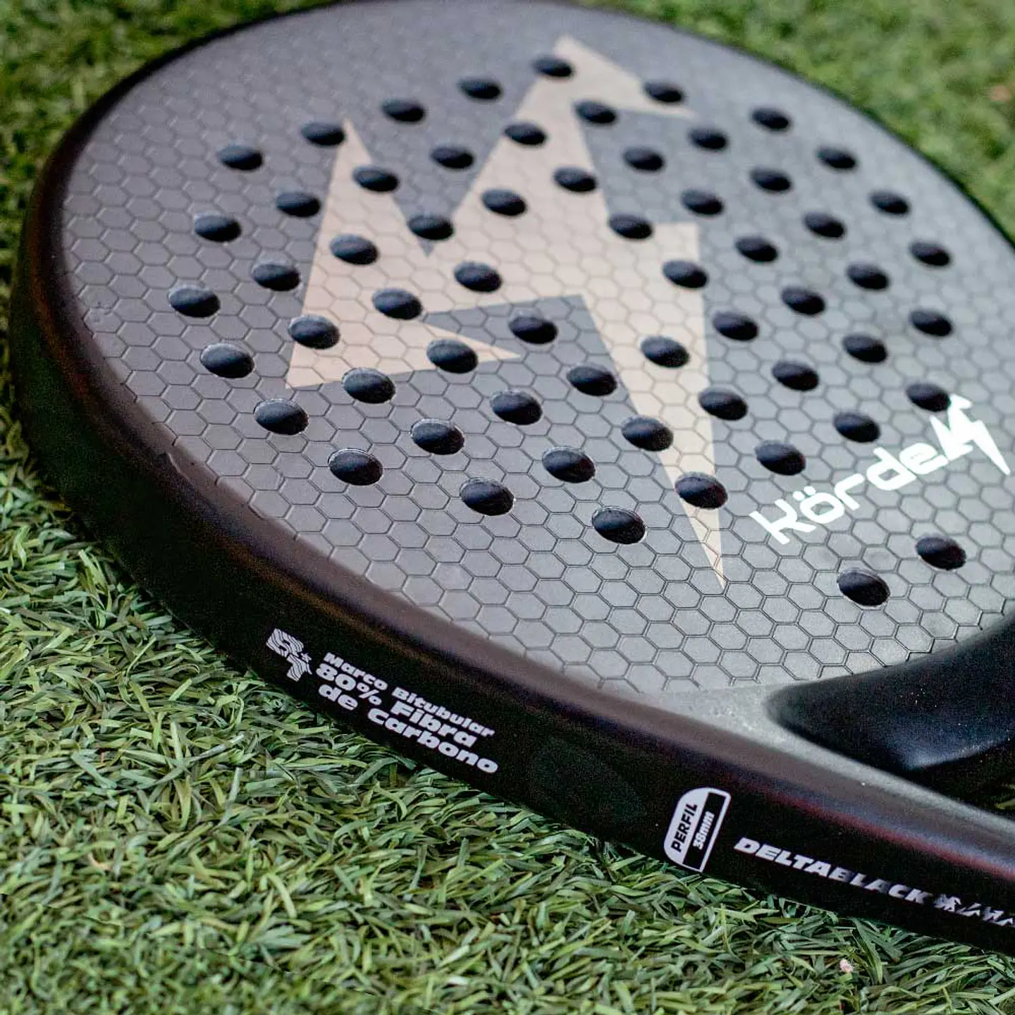 Pala de pádel Korde Delta Black 2025 4