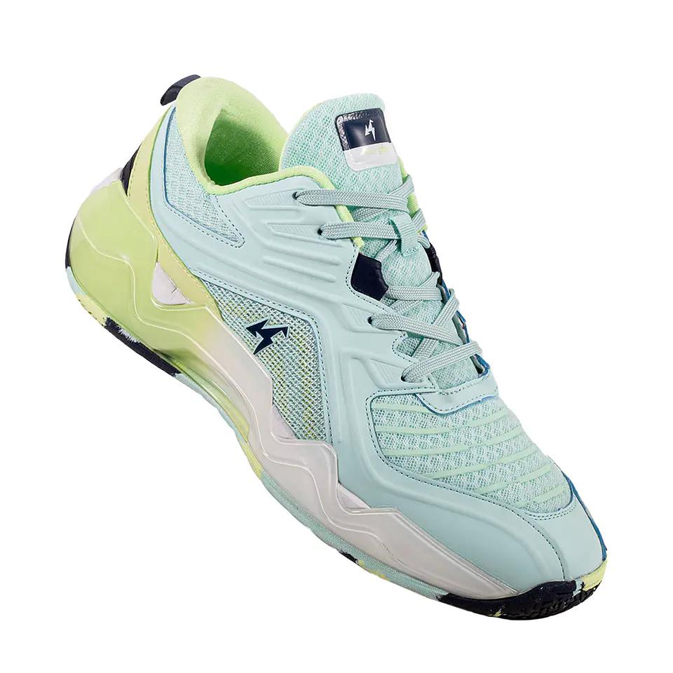 Zapatilla korde Reverse Verde Celeste 2