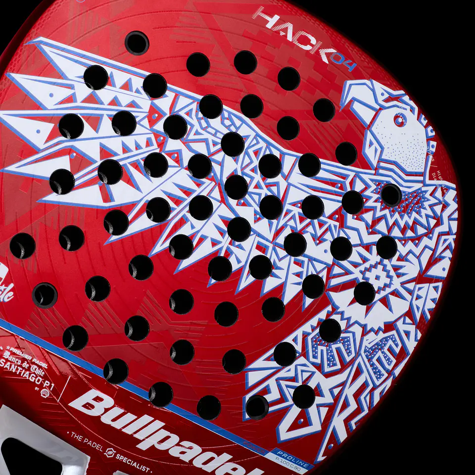 Pala de pádel Bullpadel Hack 04 Premier Chile 2025 8