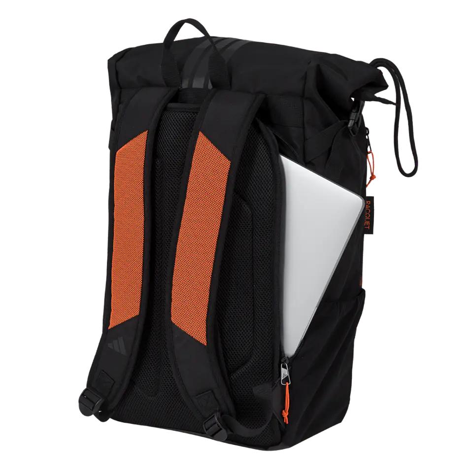 Mochila Adidas Mochila Multigame Negra Naranja 3.4 2025 5