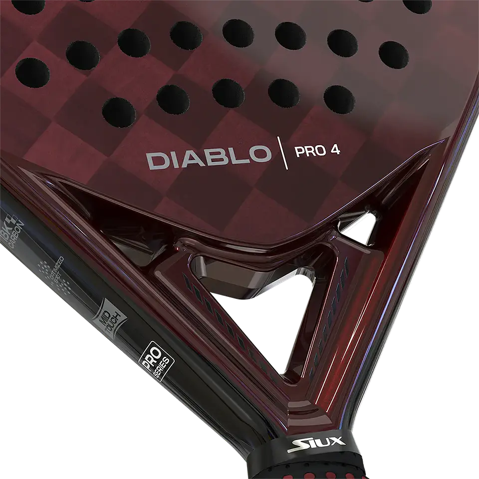 Pala de pádel Siux Diablo 4 Pro Tino Libaak 2025 7