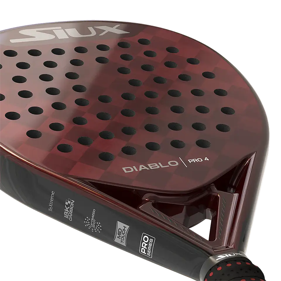Pala de pádel Siux Diablo 4 Pro Tino Libaak 2025 6
