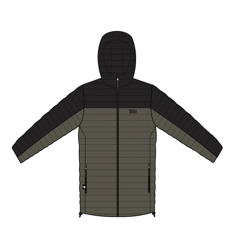 Chaqueta Insulada Polyfill Tilki Lehinde Black Olive