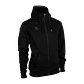 Seattle Zip Hoodie Black - Miniatura 1