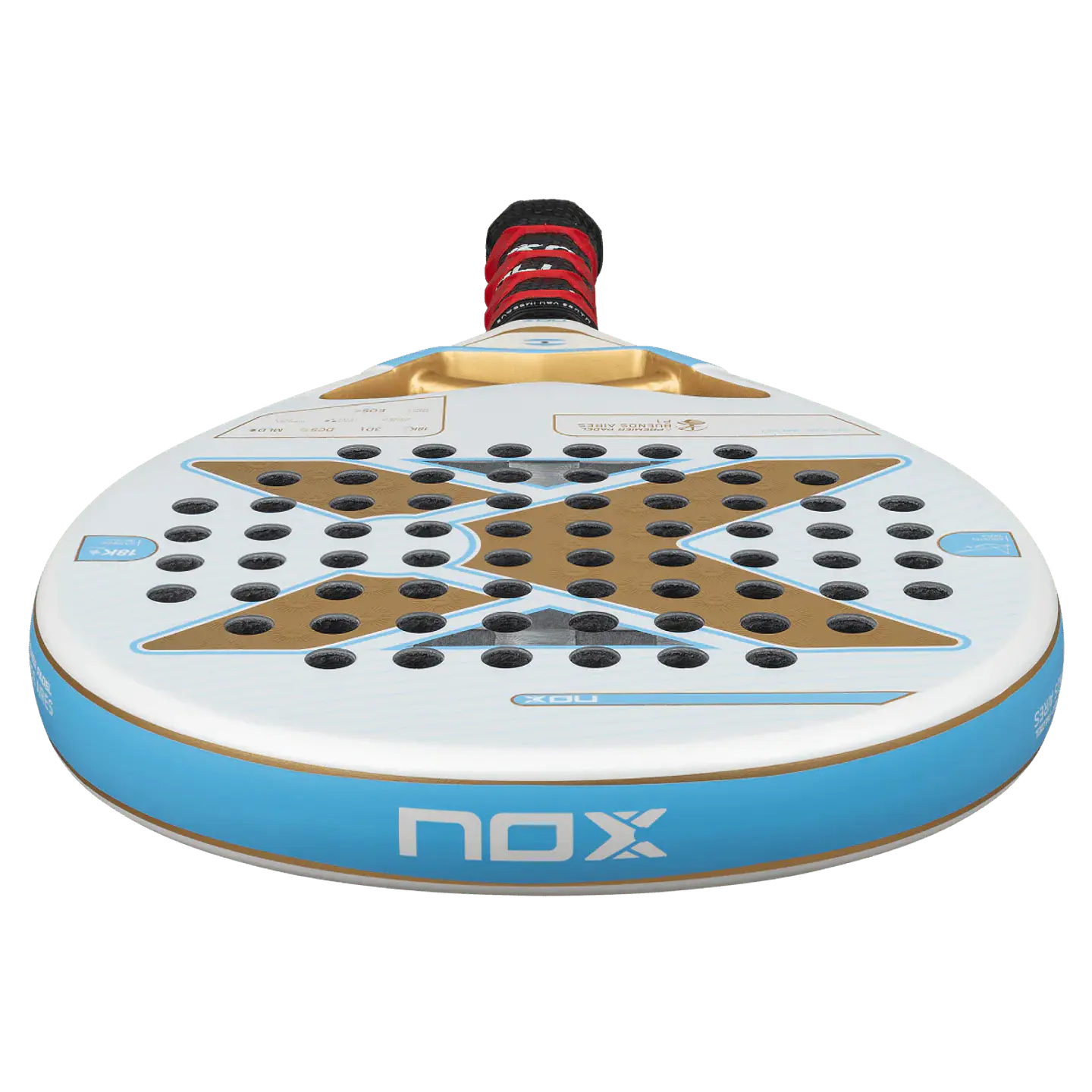 Pala de pádel Nox AT10 Genius 18K Buenos Aires 2025 8