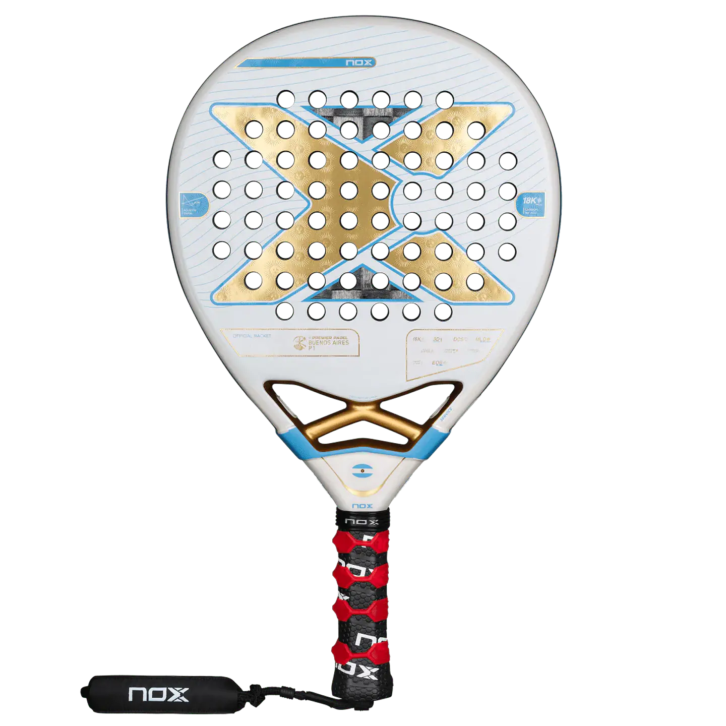 Pala de pádel Nox AT10 Genius 18K Buenos Aires 2025 1