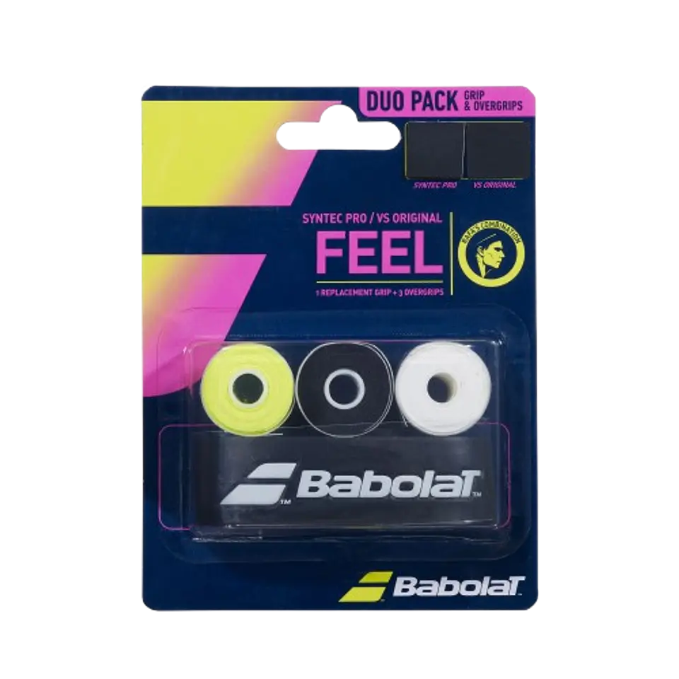 Overgrip Babolat Duo Pack Rafa 2 Gen Syntec x1 Vs Ori x3 1