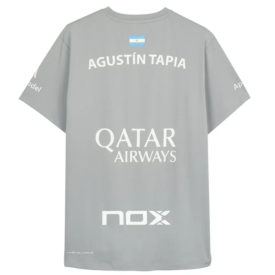 Nox Sponsor AT10 Gris de Agustín Tapia 2025 2