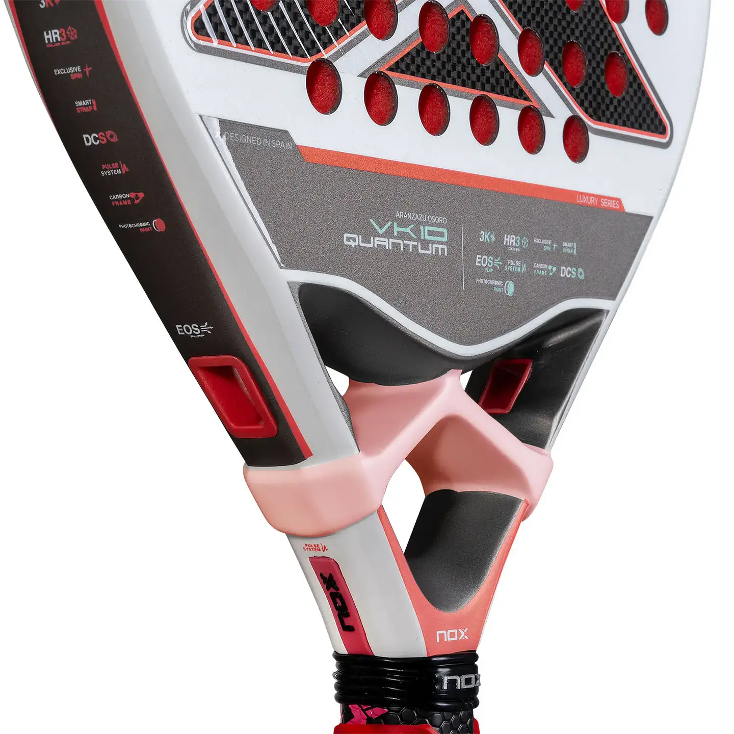 Pala de pádel Nox VK10 Quantum 3K Aranzazu Osoro 2025 8