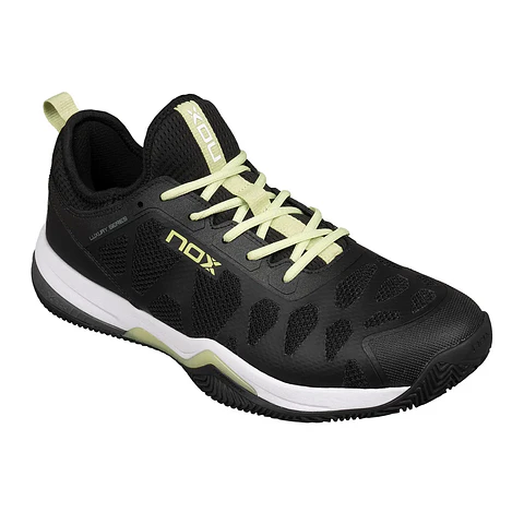Zapatilla de pádel Nox Nerbo Black Soft Lime