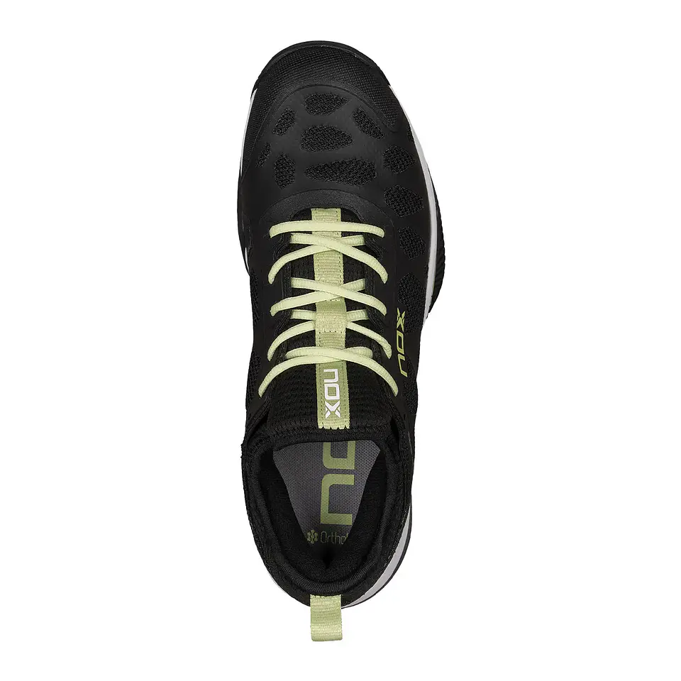 Zapatilla de pádel Nox Nerbo Black Soft Lime 3