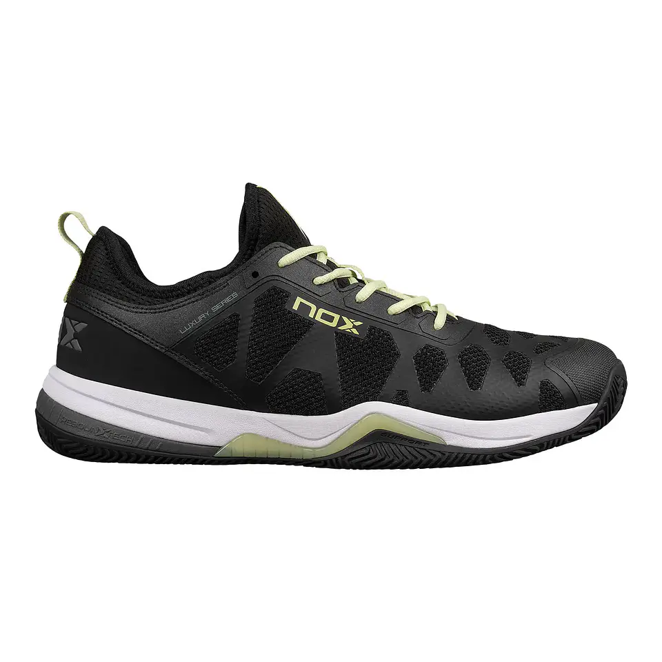 Zapatilla de pádel Nox Nerbo Black Soft Lime 1