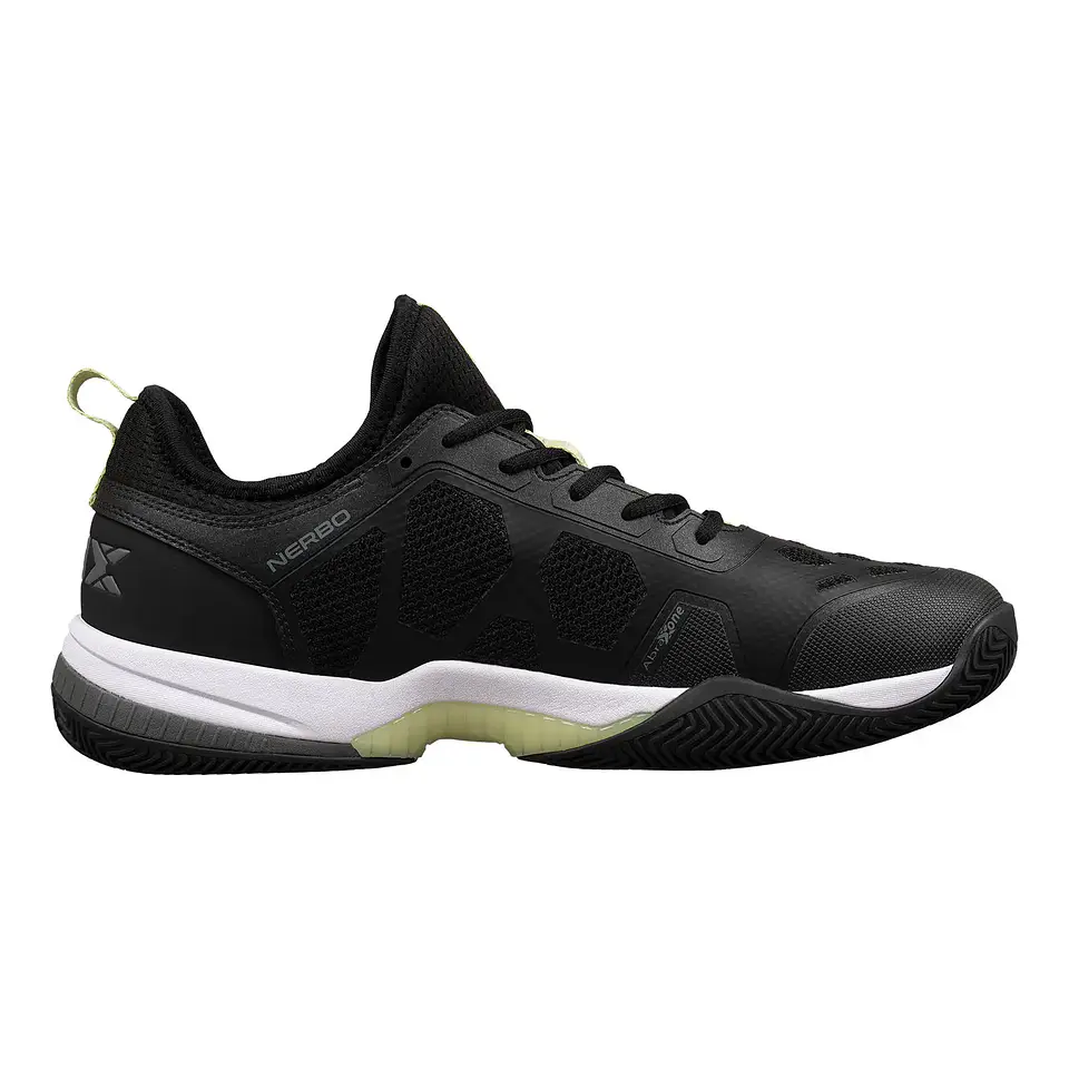 Zapatilla de pádel Nox Nerbo Black Soft Lime 4