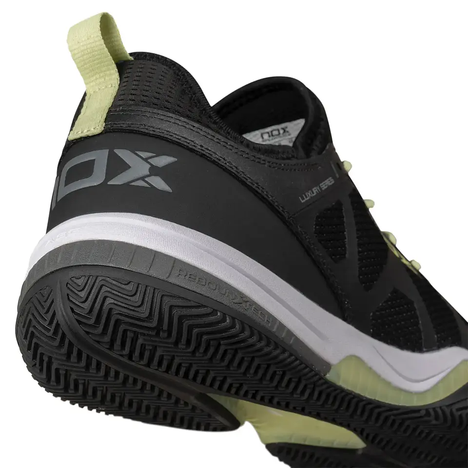 Zapatilla de pádel Nox Nerbo Black Soft Lime 8