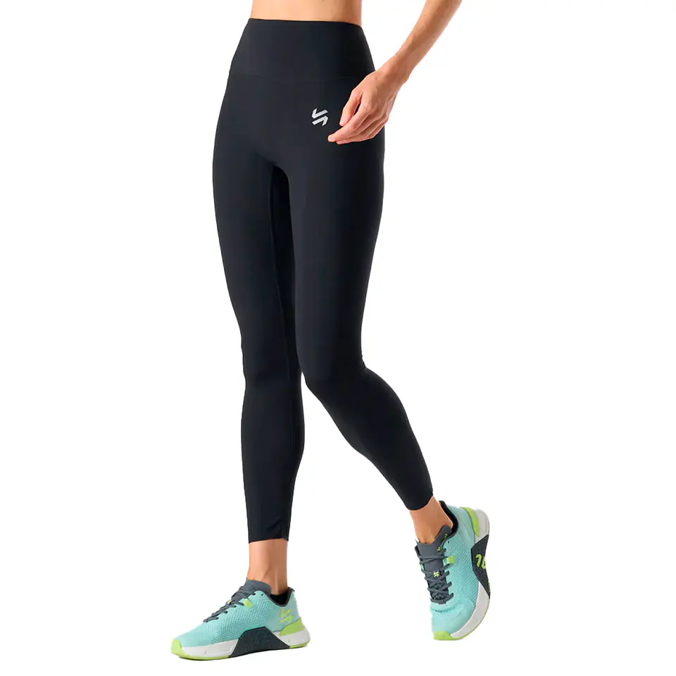 Calza Mujer Tempo 7/8 Super High Rise Leggins Negro Vulcano 2