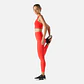 Calza Mujer Tempo 7/8 Super High Rise Leggins Print Rojo Anaranjado Vulcano - Miniatura 4