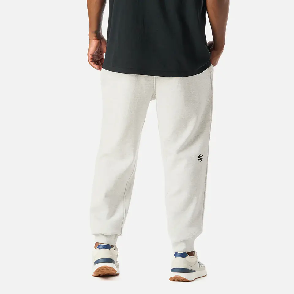 Pantalón Hombre Cool Down Jogger Pants Melange Gris Claro Vulcano 4
