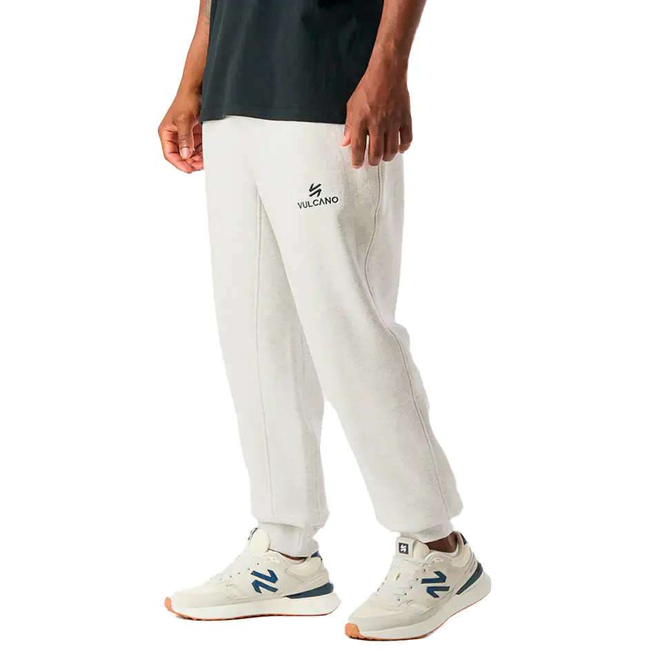 Pantalón Hombre Cool Down Jogger Pants Melange Gris Claro Vulcano 2
