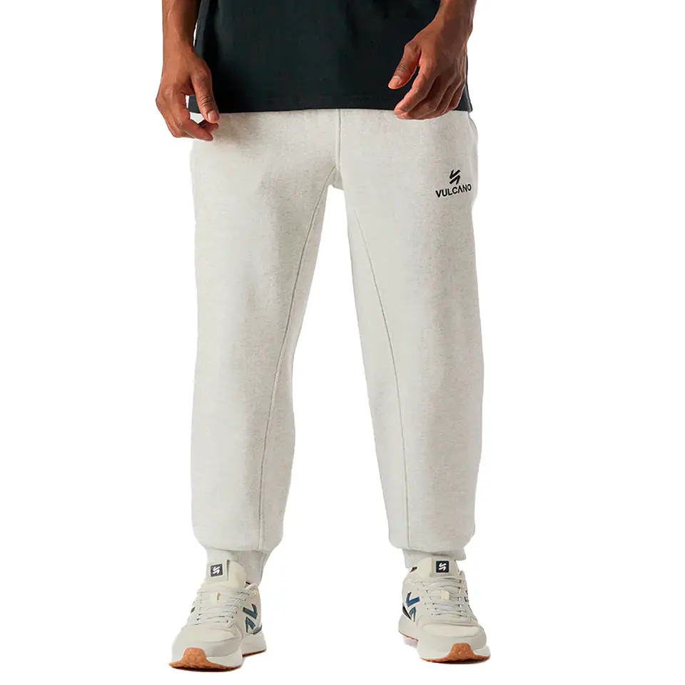 Pantalón Hombre Cool Down Jogger Pants Melange Gris Claro Vulcano 1